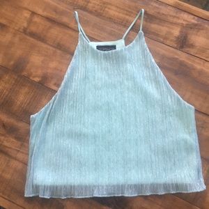 NWT Topshop halter crop top